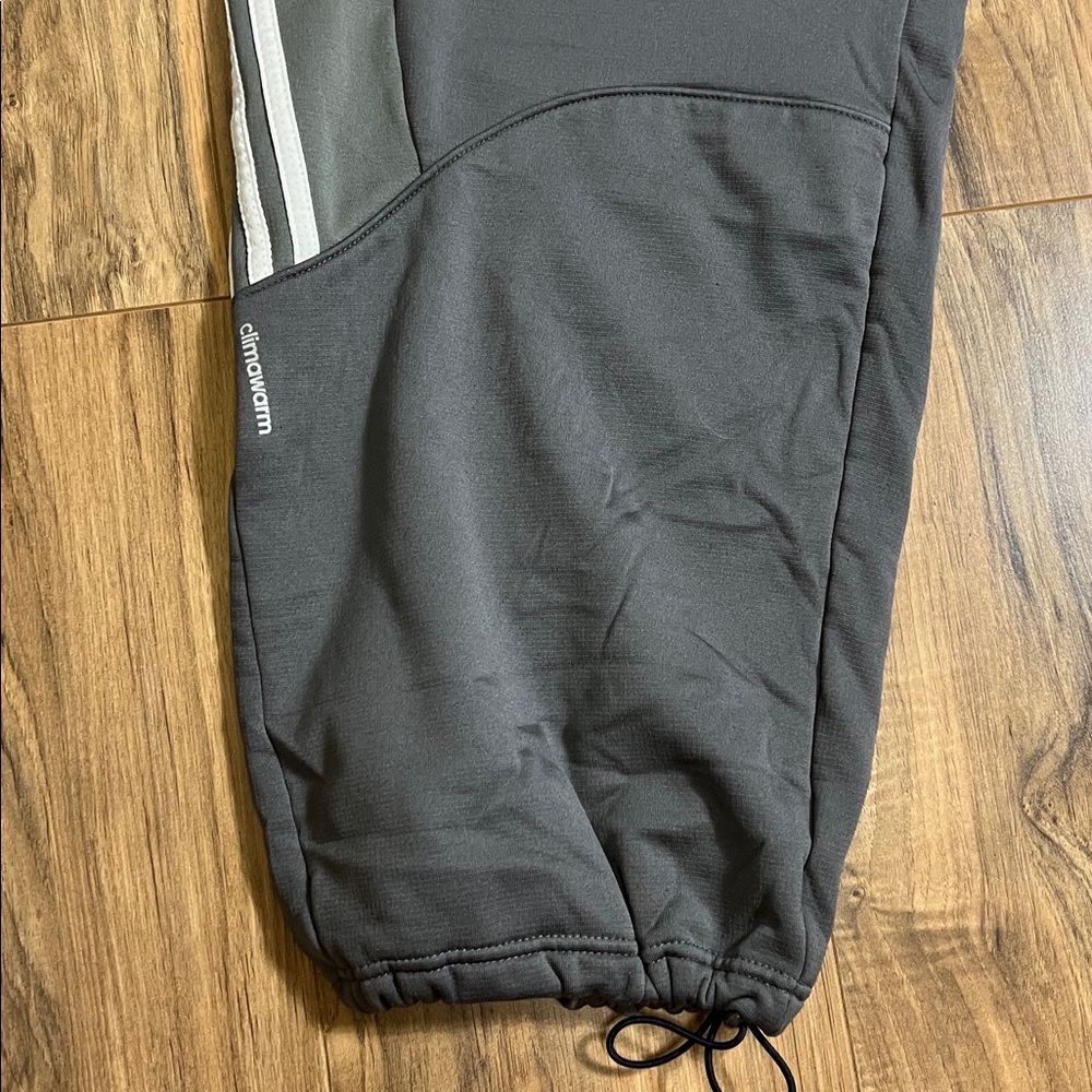 Adidas Track Fleece Pants With Oklahoma City Thunder logo and ClimaWarm Sz L - Picture 6 of 12